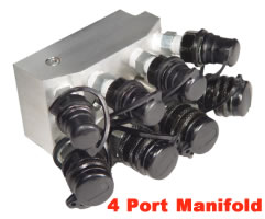 Hydraulic manifold 4 port